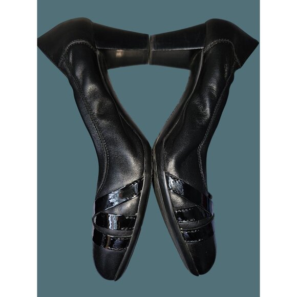 AGL Attilio Giusti Leombruni Belted Wrap Leather Pump Women Size 38 Classic - Picture 5 of 12